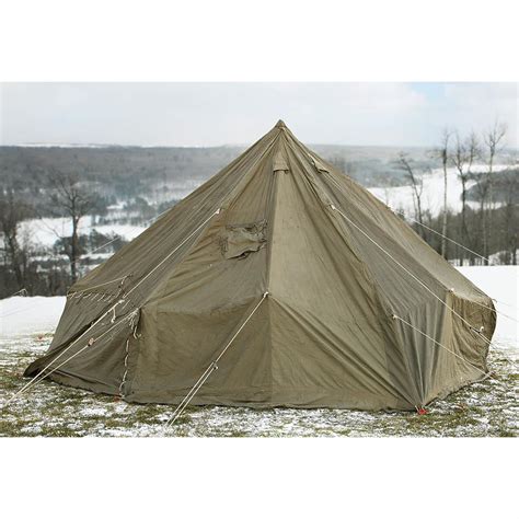 Family live in <b>tent</b> as emergency accommodation was 'worse than prison cell'. . Arctic military tent